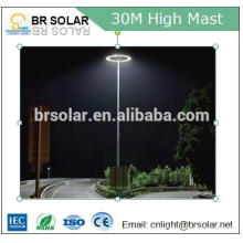 seaport palaza 1000W HPS high pressure sodium flood light high mast lighting with winch telescopic mast